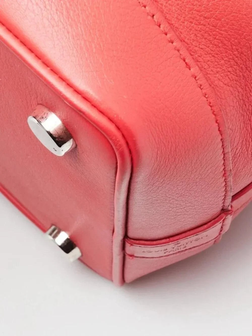 Louis Vuitton Pink Calfskin Leather Bucket Bag